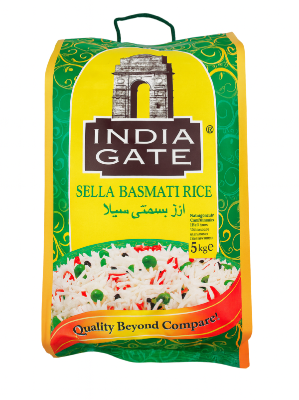 Basmati Rice Sella India Gate 5kg