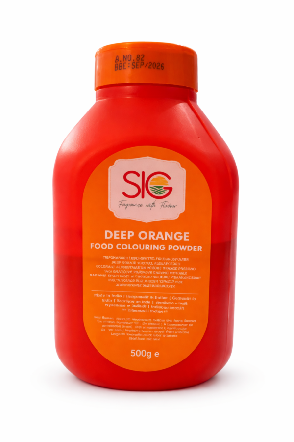 SIG Deep Orange food color powder 500gm