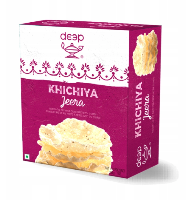Deep Khichiya Jeera 200 g – Chrupiąca Indyjska Przekąska z Kminem