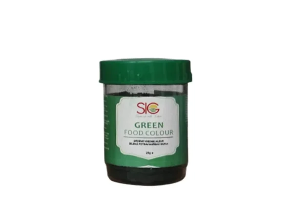 SIG Green Food Color Powder – Food Coloring 25g